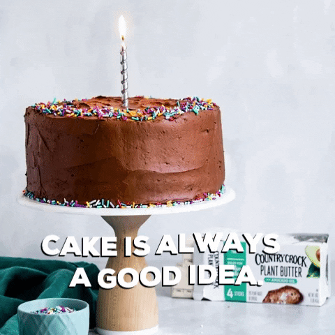 countrycrock birthday happy birthday vegan cake GIF