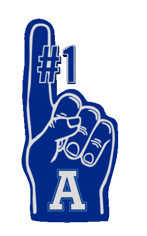 Foam Hand Sticker by Phillips Academy | Andover