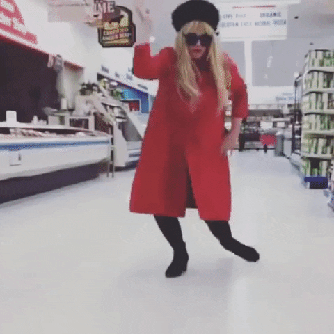 Grocery Store Dancing GIF by FUN WITH FRIDAY