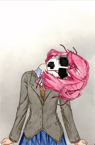 Sad Doki Doki GIF