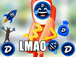 Hot Dog Dancing Gif By Digibyte Memes Smiling dog pictures gifs tenor. monophy