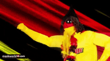 Flying Germany GIF by maskworld.com