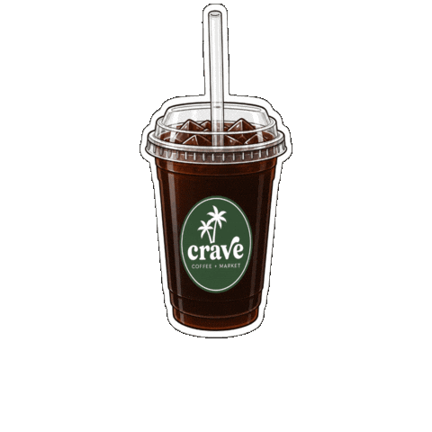 Crave Coffee and Market Sticker