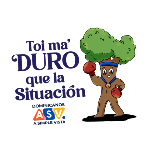 Asv Sticker by Dominicanos A Simple Vista