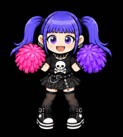 Cheerleader 応援 GIF
