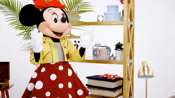 happy disney GIF by Minnie Mouse