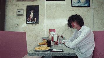 Music Video Restaurant GIF by glaive