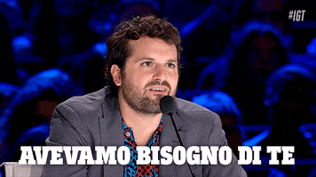 We Need You Tv Show GIF by Italia's Got Talent
