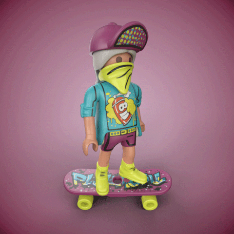 Skating Lets Go GIF by PLAYMOBIL