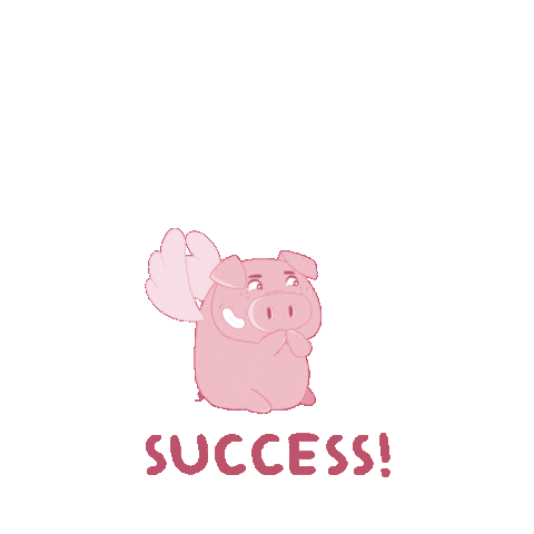 Happy Well Done Sticker by PositivelyPigasus