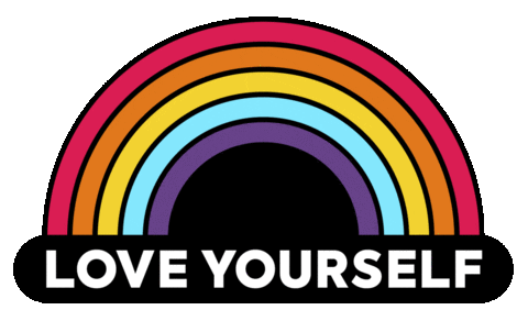 Love Yourself Pride Sticker by Pako-Chan for iOS & Android | GIPHY