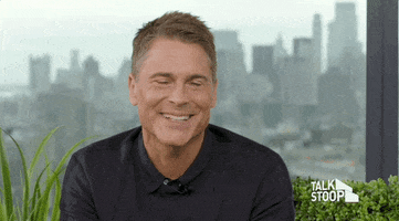 Rob Lowe Smiling GIF by Talk Stoop