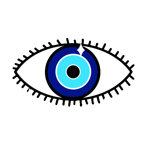 Evil Eye Love Sticker for iOS &amp; Android | GIPHY