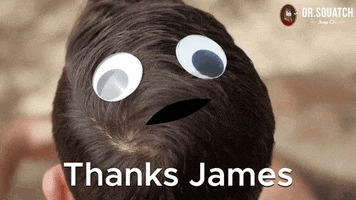 Thanks James GIF by DrSquatchSoapCo