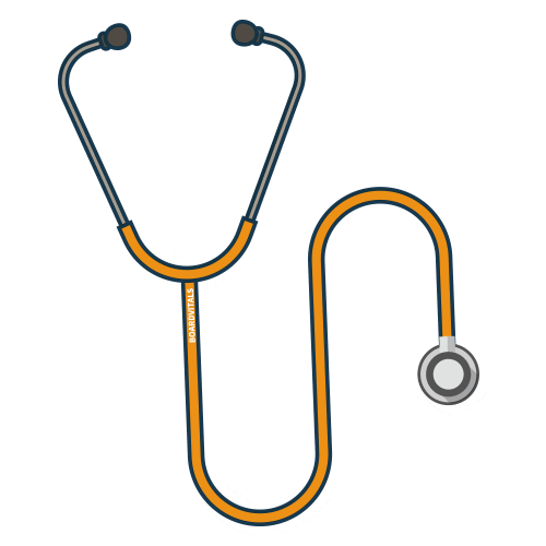 Bv Stethoscope Sticker by BoardVitals Inc. for iOS & Android GIPHY