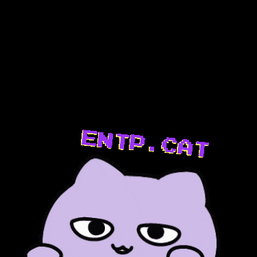Entpcat cat purple kitten 고양이 GIF