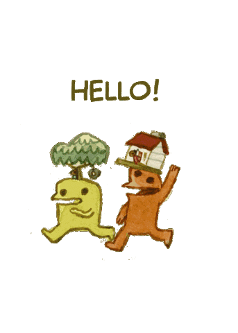 Hello Sticker by Tundra