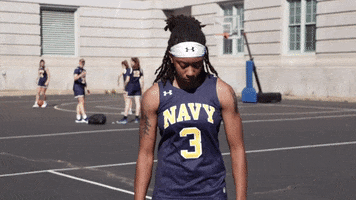 Womens Basketball GIF by Navy Athletics