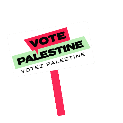 Vote Palestine Sticker