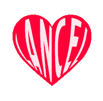 In Love Heart Sticker by Lancel Paris