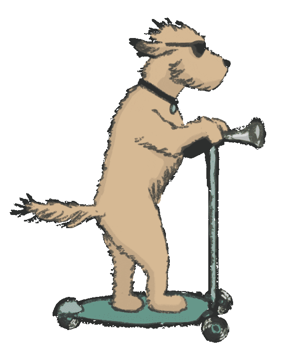 Dog Sticker by Deer Whale