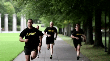 Army Guard Running GIF by NationalGuard