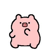 Dance Pig Sticker by GONRYON._.O