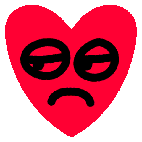 Broken Heart Love Sticker by Volt – Burn More Brightly