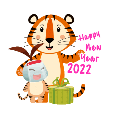 Happy New Year Sticker by tourismthailand