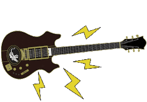 Guitar Rockstar Sticker by Jerry Garcia