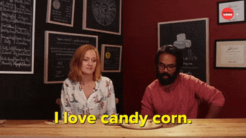 Candy Corn Halloween GIF by BuzzFeed