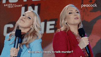 True Crime Microphone GIF by Peacock