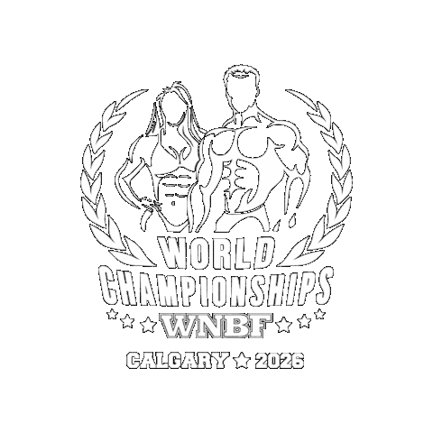Bodybuilding Calgary Sticker by wnbfofficial