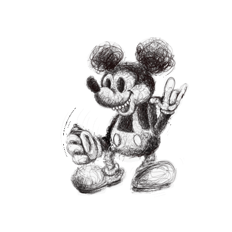 Mickey Sticker