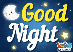 Sleepy Good Night GIF by Lucas and Friends by RV AppStudios