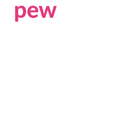 Pew Pew Sticker by Jessica Brees Photography