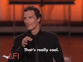 Matthew Mcconaughey Thats Cool GIF by American Film Institute