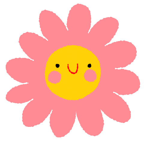 Pink Flower Sticker by Papoulas Douradas