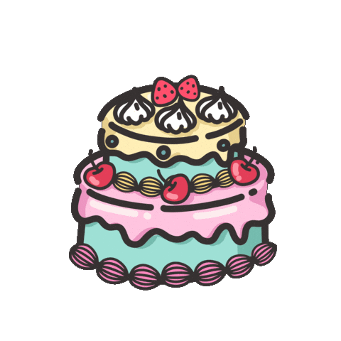 Party Celebration Sticker by VanilleCouture | Los Vanilos