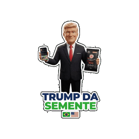 Trumpdasemente Sticker by Henklein