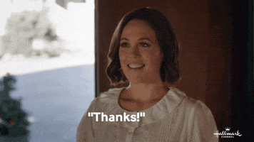 Thanks Rosemary GIF by Hallmark Channel