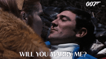 Will You Marry Me Proposal GIF by James Bond 007