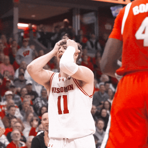 Oh No What GIF by Wisconsin Badgers