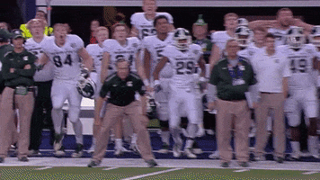 Excited Come On GIF by Michigan State Football