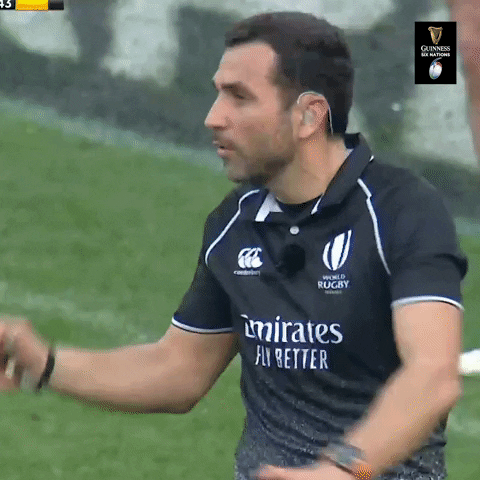 Rugby Ref GIF by Guinness Six Nations