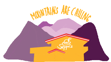 Mountains Calling Sticker by SeppisGerlos