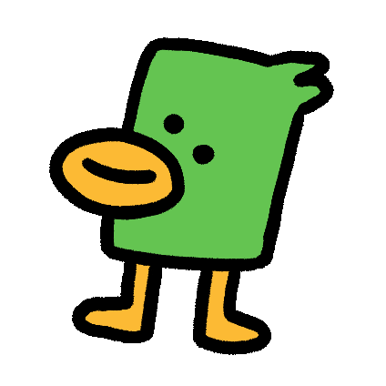 Dance Duck Sticker