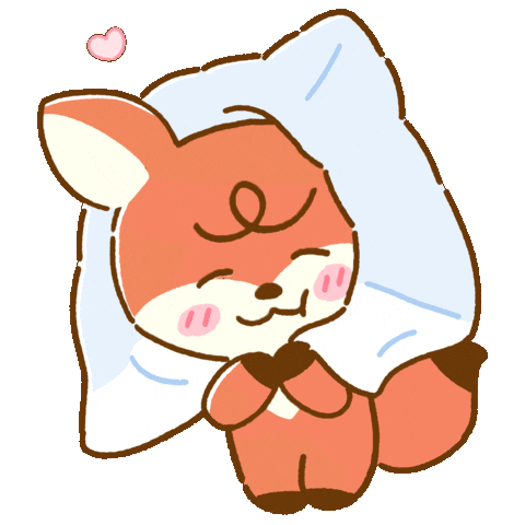 Fox Blanket Sticker by Dreamiez