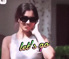 Lets Go Akanksha GIF