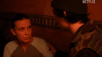 Stranger Things Couple GIF